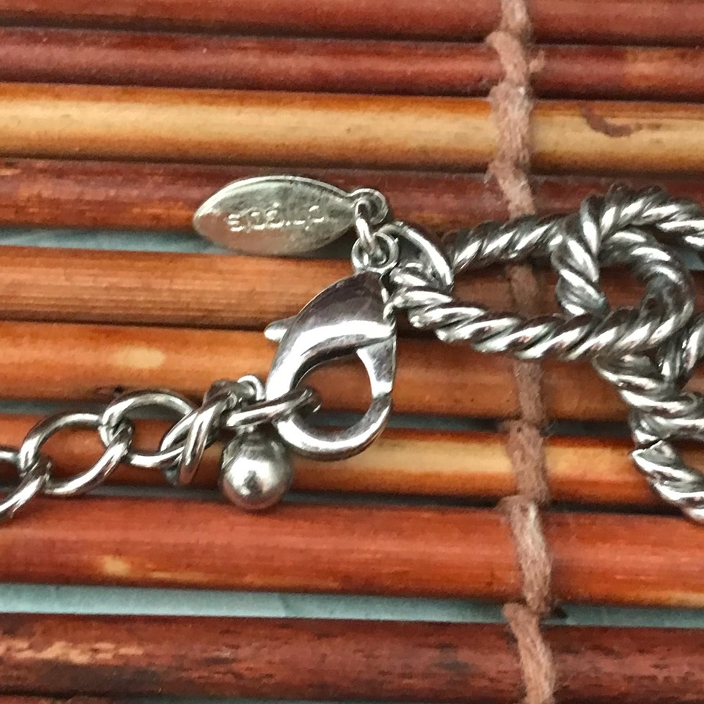 Chico's Large Cable Link Silver Tone Necklace - image 7